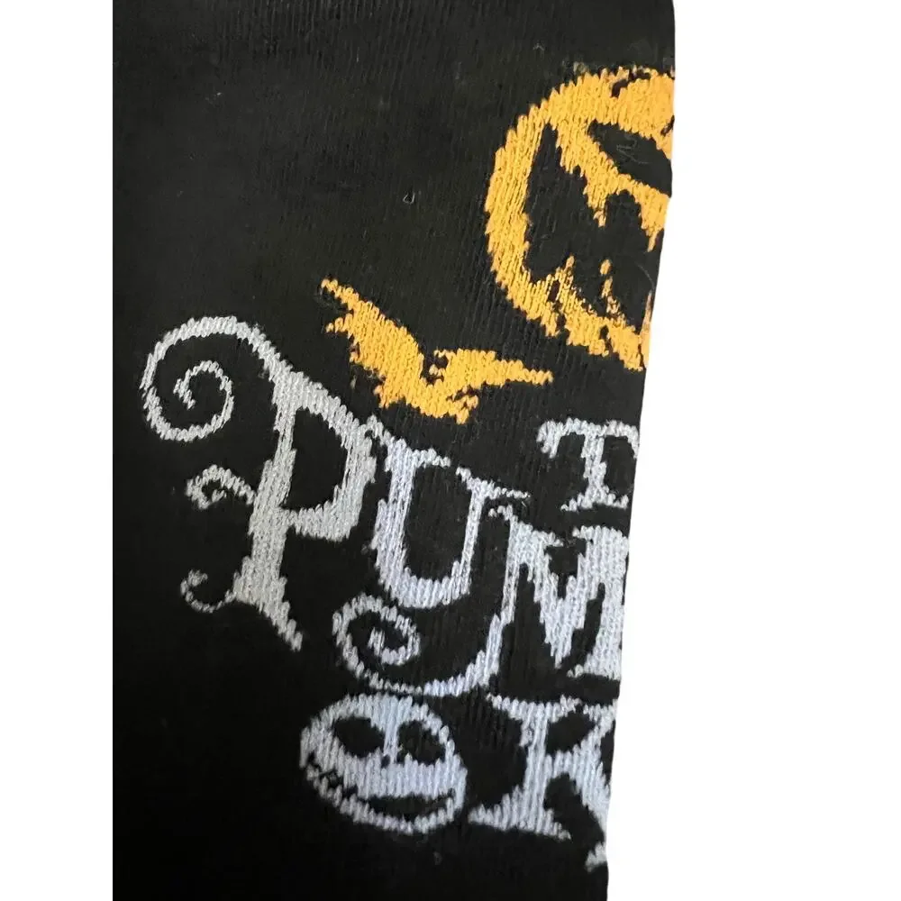 Disney Nightmare Before Christmas Pumpkin King Crew Socks Shoe Size 6-12 NWT